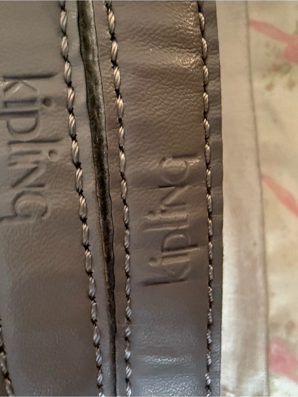 Kipling Neutral Gray Everyday Tote with Front Zip - Picture 7 of 12
